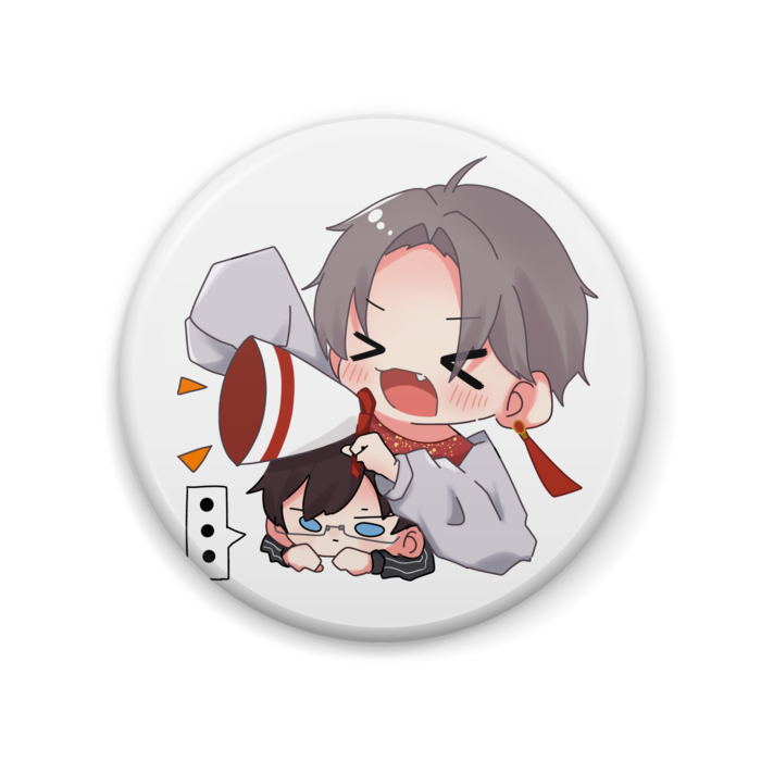 えくちあ缶バッジ - 57mm