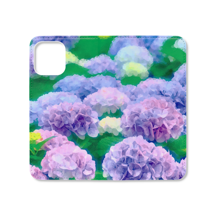 手帳型iPhoneケース(ベルトなし) - iPhone12 ProMax - ストラップ穴 なし
