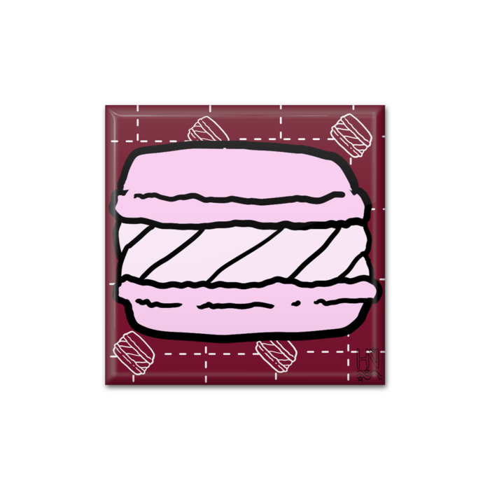 缶バッジ - 四角形40mm