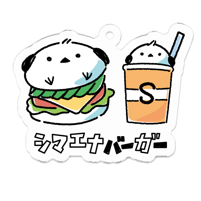 アクリルキーホルダー - 50 x 50 (mm)