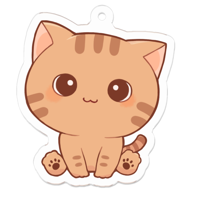 アクリルキーホルダー - 50 x 50 (mm)