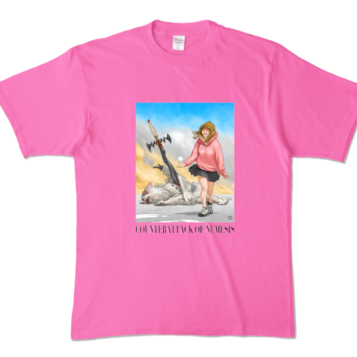 カラーTシャツ - XL - ピンク (濃色)