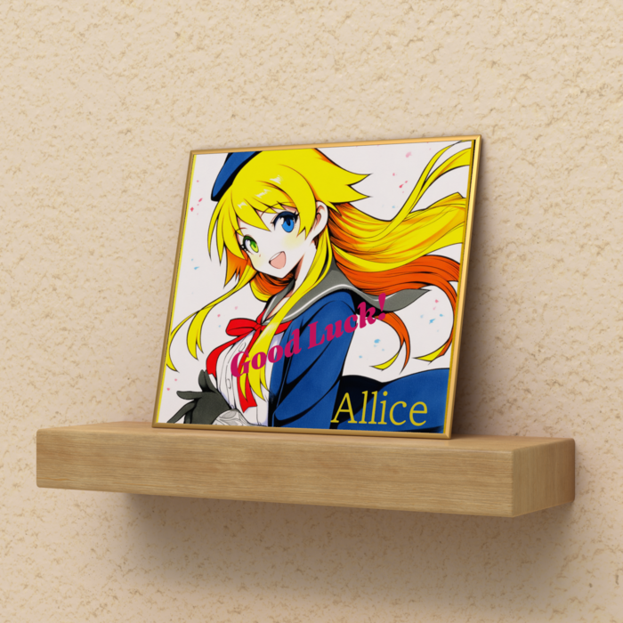 色紙 - ミニ（H120 × W135mm）