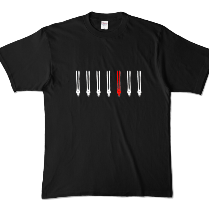 カラーTシャツ - XL - ブラック (濃色)