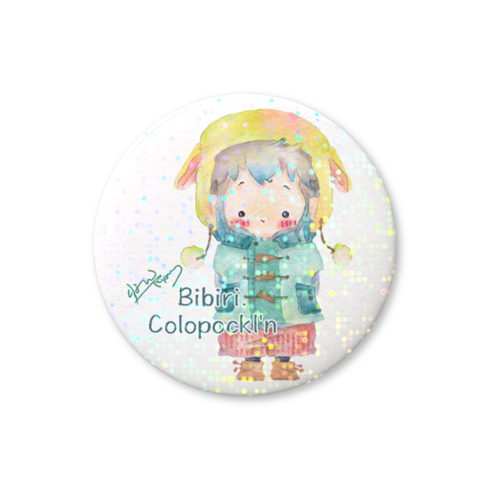 ホログラム缶バッジ - ビビり_colopockl'n