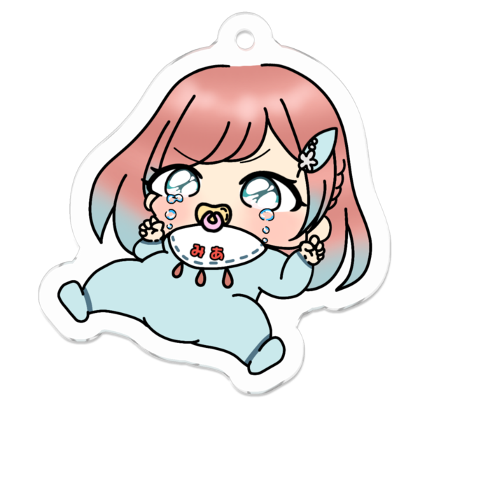 アクリルキーホルダー - 50 x 50 (mm)