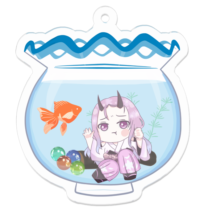 アクリルキーホルダー - 50 x 50 (mm)