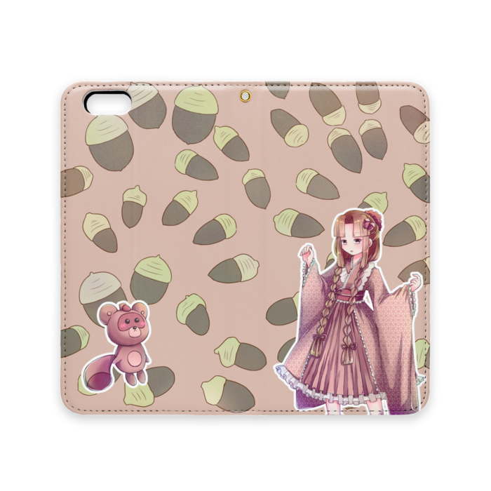 手帳型iPhoneケース(ベルトなし) - iPhone 6 Plus / 6s Plus - ストラップ穴 あり