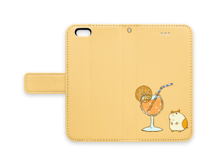 手帳型iPhoneケース - iPhone 6 / 6s - ストラップ穴 あり