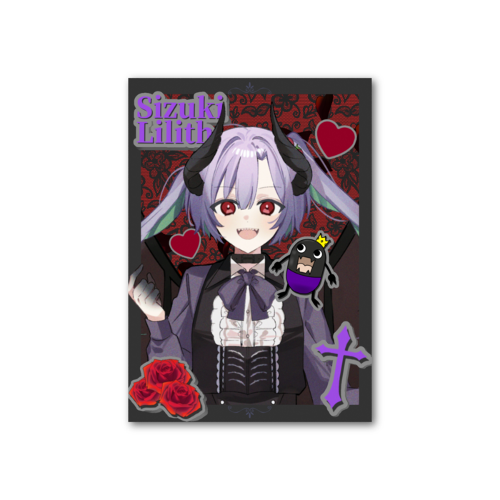 フォト風カード - 縦 - 片面