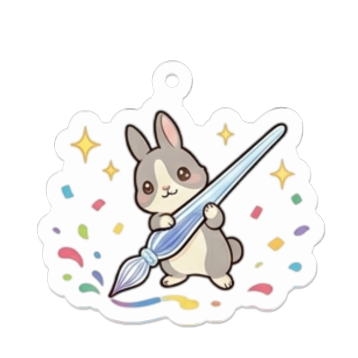 アクリルキーホルダー - 50 x 50 (mm)(4)