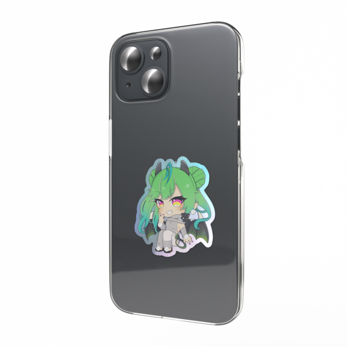 オーロラスマホステッカー - 縦