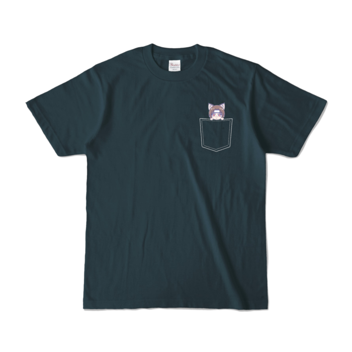 カラーTシャツ - S - デニム (濃色)
