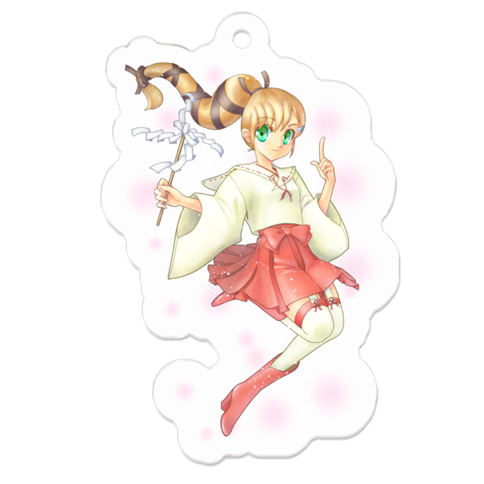 アクリルキーホルダー - 50 x 50 (mm)