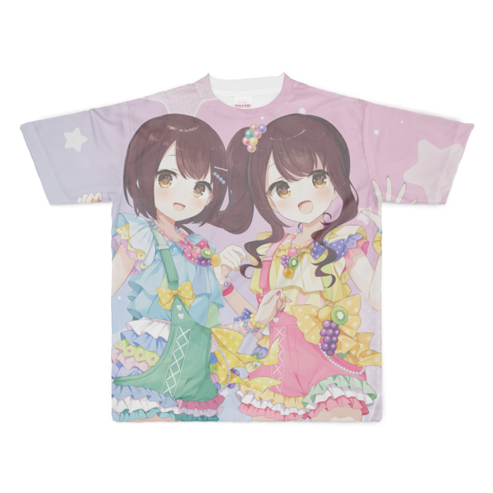 フルグラフィックTシャツ - XL - 正面印刷のみ