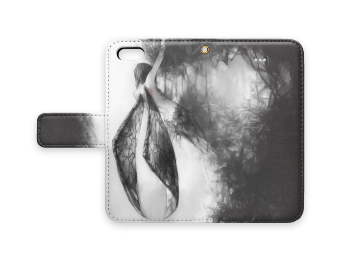 手帳型iPhoneケース - iPhone 5 / 5s / SE - ストラップ穴 あり