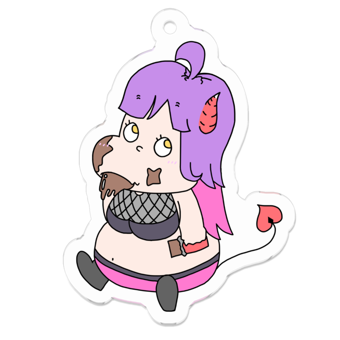 アクリルキーホルダー - 50 x 50 (mm)