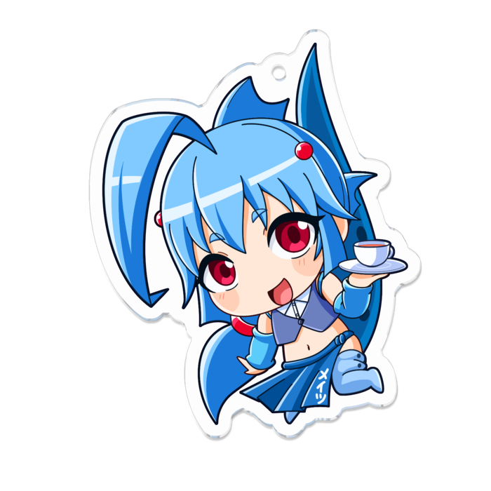 アクリルキーホルダー（コーティング） - 70 x 70 (mm)