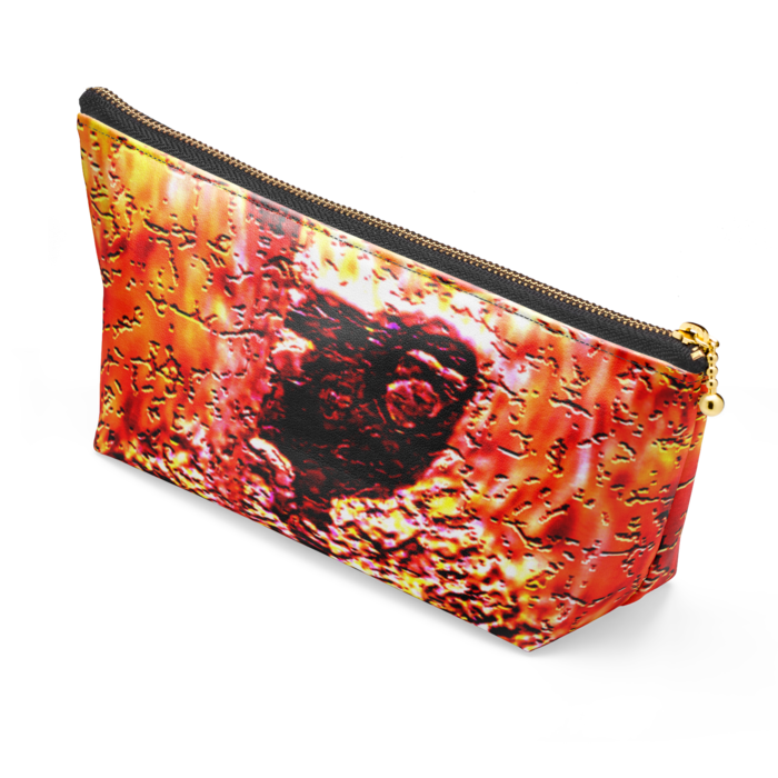 ポーチ - 長さ21.5cm / 高さ10cm - ブラック