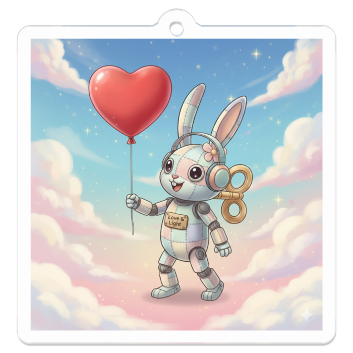 アクリルキーホルダー - 50 x 50 (mm)