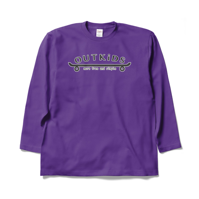 ロングスリーブTシャツ - XL - パープル