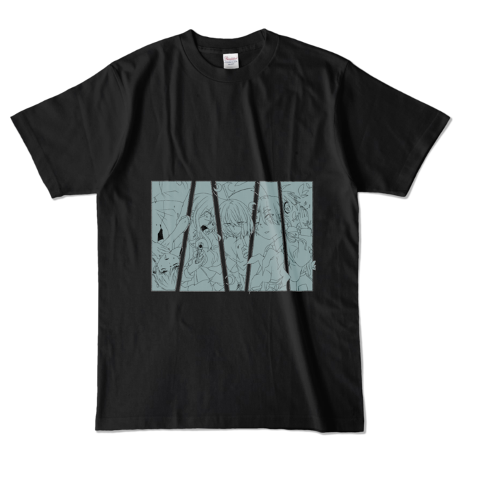 カラーTシャツ - L - ブラック (濃色)