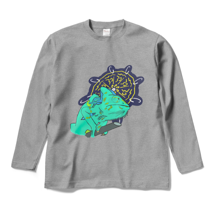 ロングスリーブTシャツ - M - 杢グレー