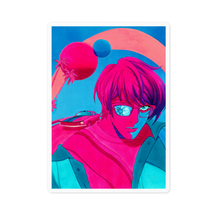 ステッカー - 100 x 100 (mm)