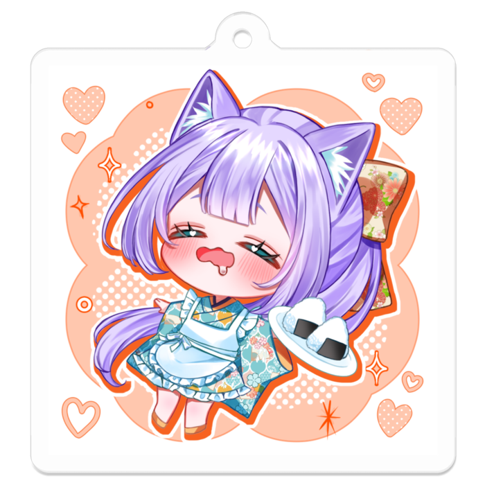 アクリルキーホルダー - 50 x 50 (mm)