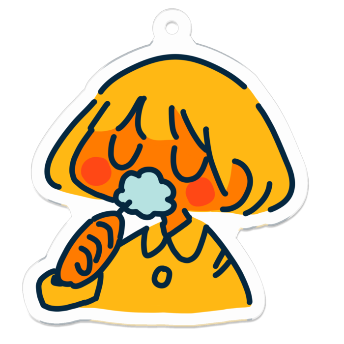 アクリルキーホルダー - 50 x 50 (mm)