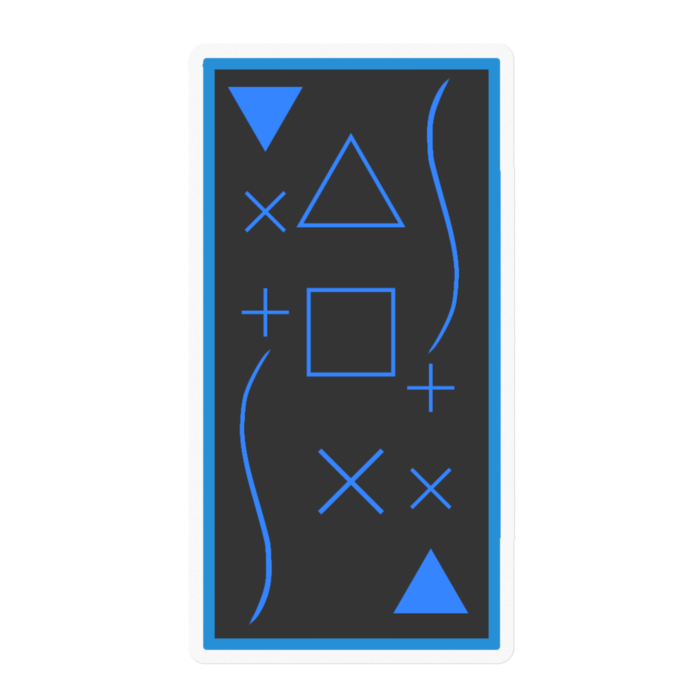 青 - 100 x 100 (mm)