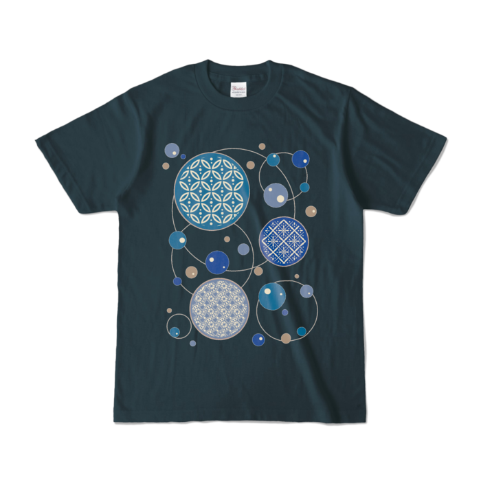 カラーTシャツ - S - デニム (濃色)