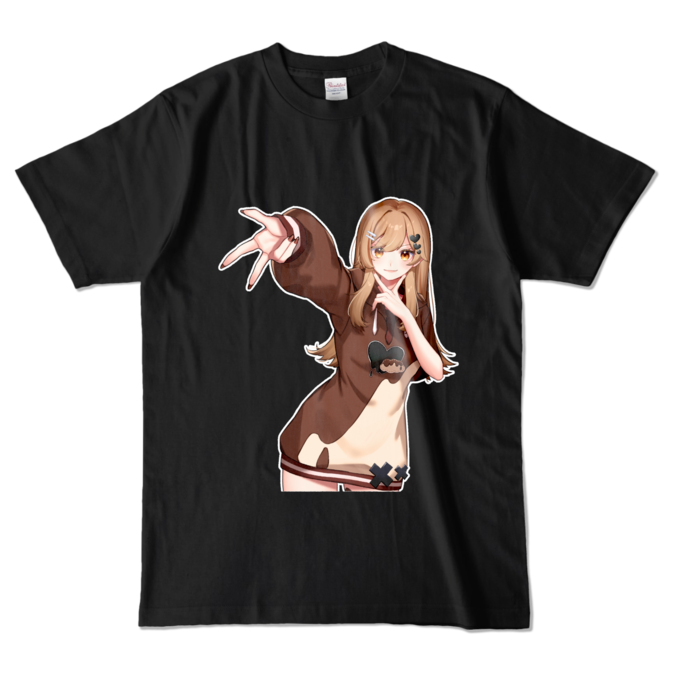 カラーTシャツ - L - ブラック (濃色)