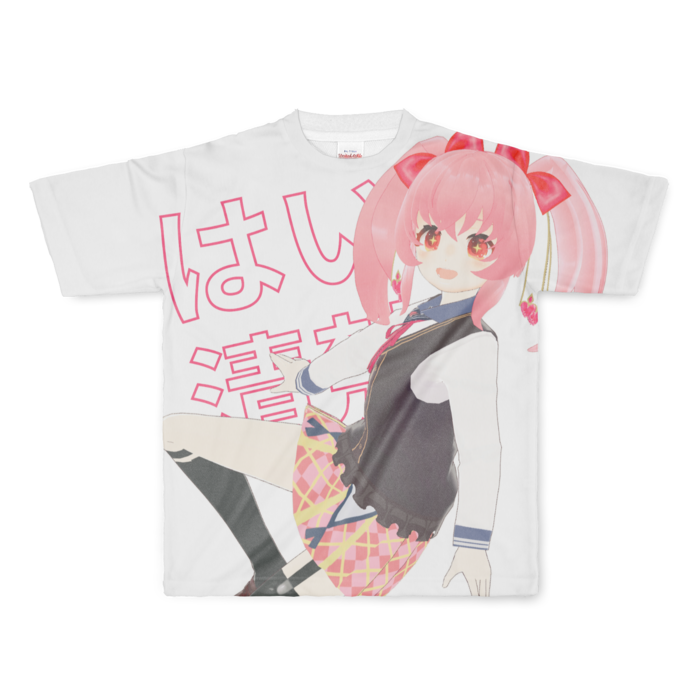 フルグラフィックTシャツ - L - 正面印刷のみ