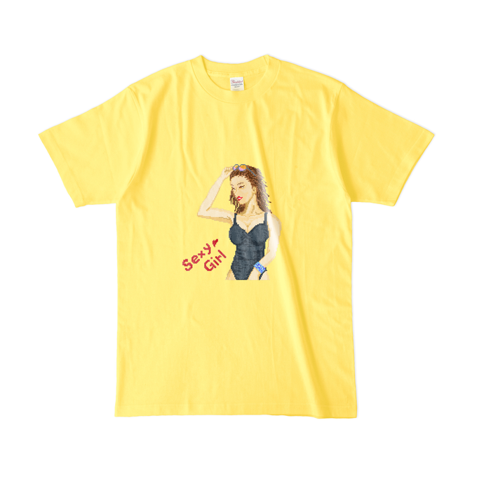 カラーTシャツ(濃色) - L - イエロー