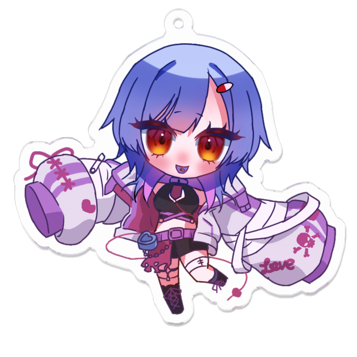 アクリルキーホルダー - 70 x 70 (mm)