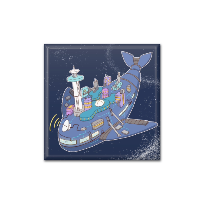 缶バッジ - 四角形40mm