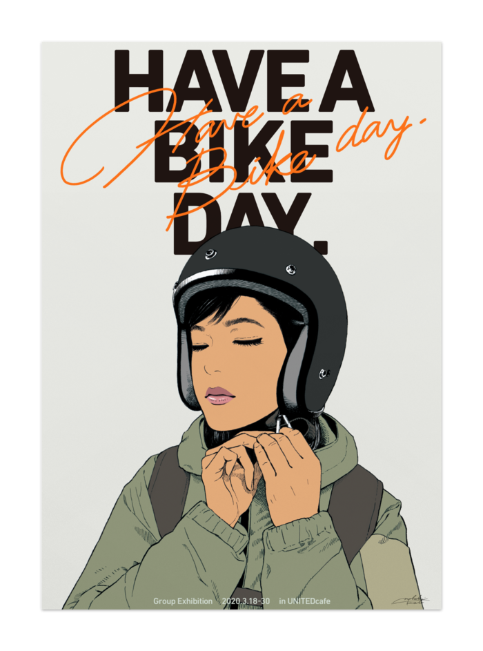 Have A Bike Day Poker Face ポスター Have A Bike Day Booth Booth