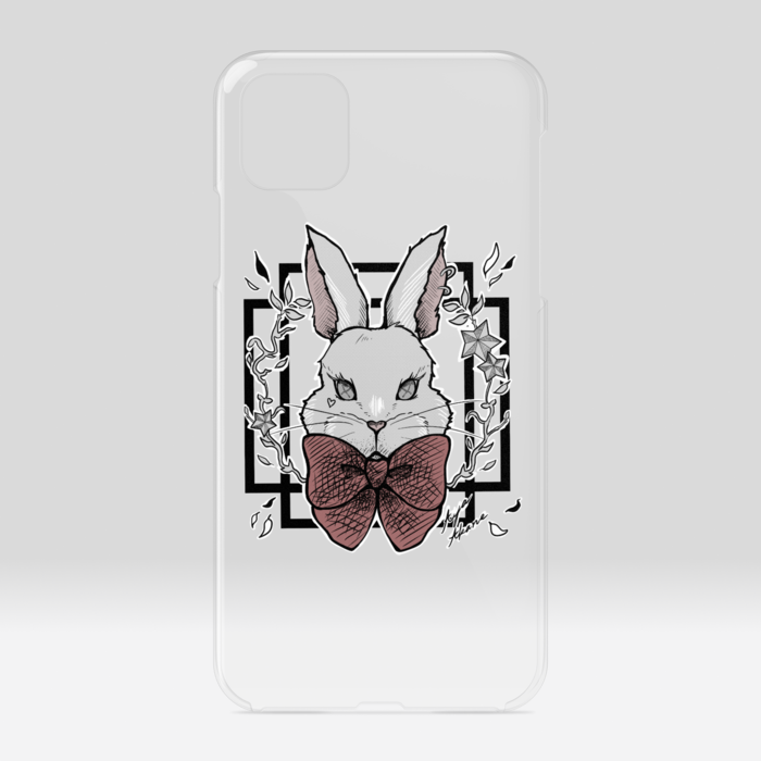 クリア🐰iPhoneケース - iPhone11ProMax