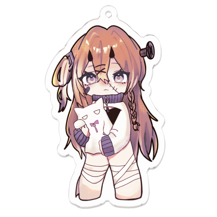 アクリルキーホルダー - 70 x 70 (mm)