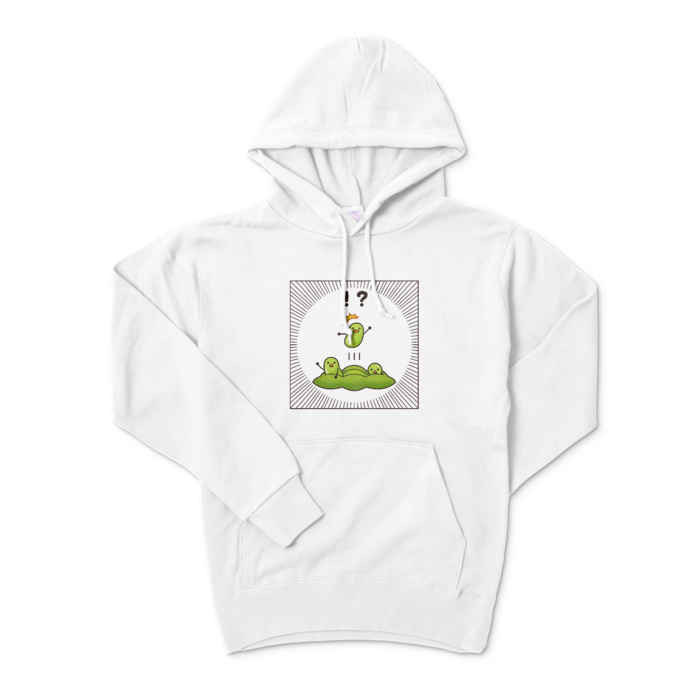 プルパーカー　白　S