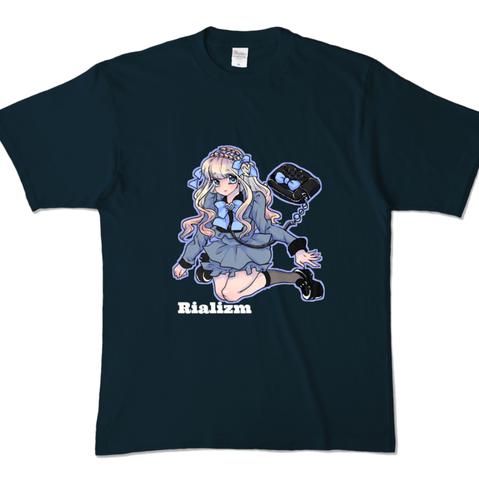 カラーTシャツ - XL - ネイビー (濃色)