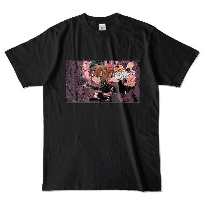 カラーTシャツ - L - ブラック (濃色)
