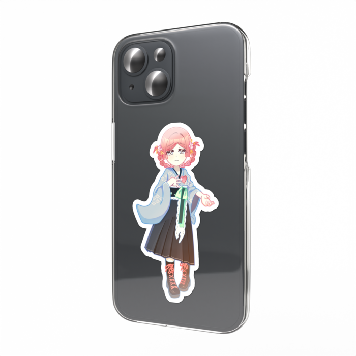 スマホステッカー　旧音楽室の失恋少女