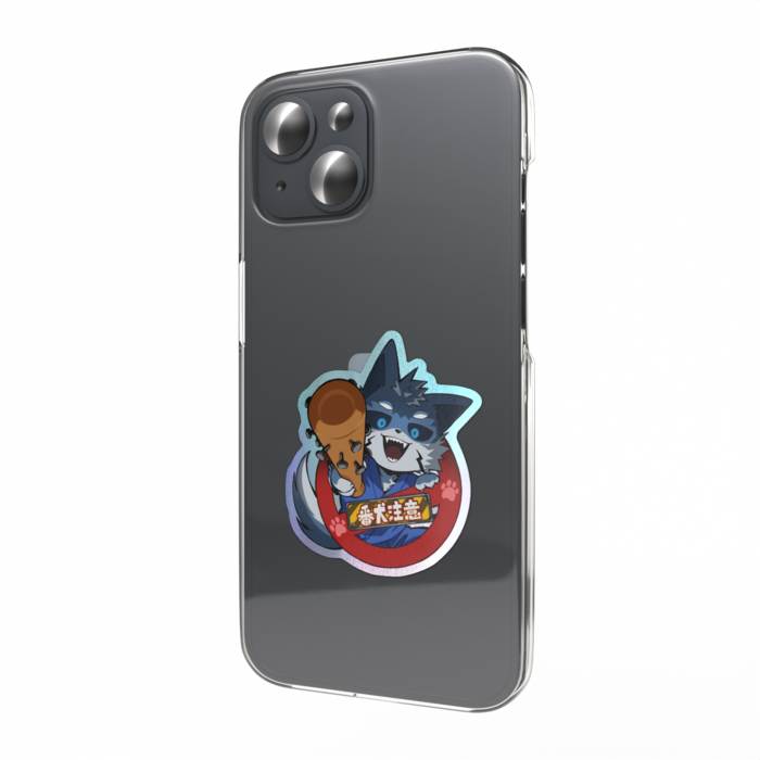 オーロラスマホステッカー - W55 × H91mm 以内