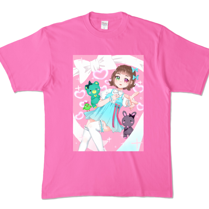 カラーTシャツ - XL - ピンク (濃色)