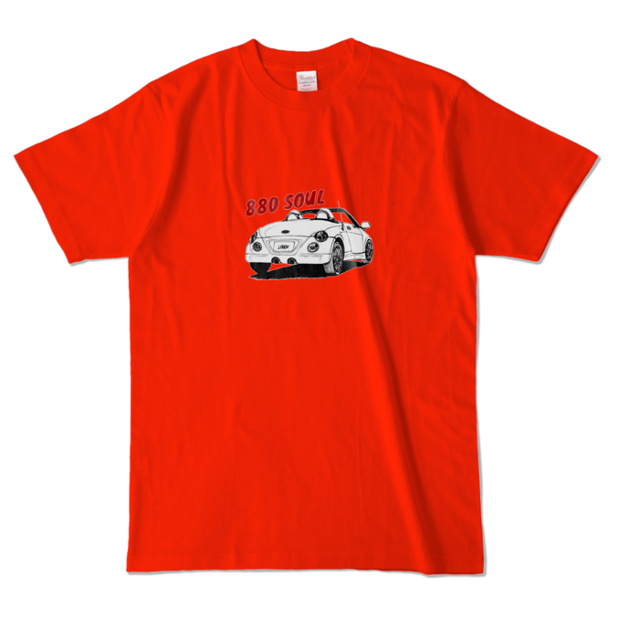 カラーTシャツ - L - レッド (濃色)