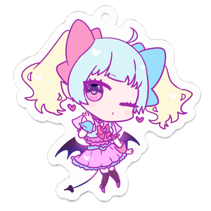 アクリルキーホルダー - 50 x 50 (mm)