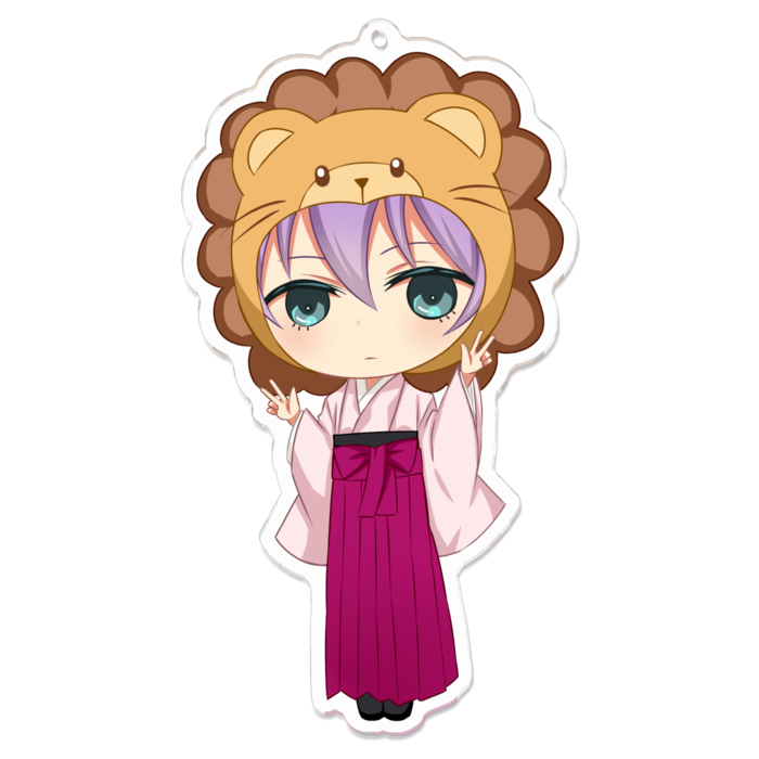 アクリルキーホルダー - 100 x 100 (mm)