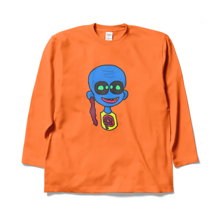 ロングスリーブTシャツ - XL - オレンジ